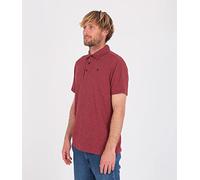 Hurley Ace Vista Polo SS Shirt, Rosso (True Red Heather, S Uomo