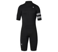 Hurley Advant 2/2 Mm Springsuit Short Sleeve Back Zip Shorty Nero S Uomo