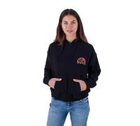 Hurley Beach Day Hoodie Felpa con Cappuccio, Nero, S Donna