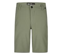 Hurley Bermuda Chino H20-Dri Bambino, Verde, 13-14 Anni