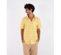 Hurley Camicia a Maniche Corte da Uomo - Printing Press Coconut