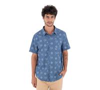 Hurley Camicia a Maniche Corte da Uomo - Printing Press Coconut