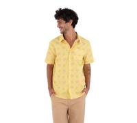 Hurley Printing Press Coconut Short Sleeve Shirt Giallo M Uomo
