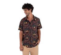 Hurley Camicia a Maniche Corte da Uomo - Printing Press Happy Face
