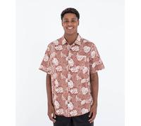 Hurley Camicia a Maniche Corte Uomo - OAO Lido Stretch, 33, Submarine