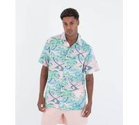 Hurley Camicia a Maniche Corte Uomo - Rincon, 28, Neon Pink