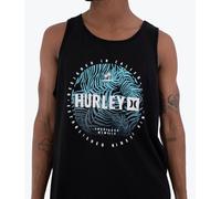 Hurley Canotta Uomo - Palm World, L, Black
