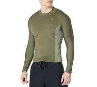 Hurley Chnnl Crssng Pddl Sries L/S Maglietta, Oliva, S Uomo