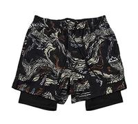 Hurley Dri Trek II Get Lost Combo 16' Pantaloncini, Nero, XL Uomo