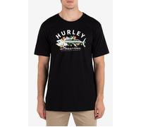 Hurley Evd Fish Food Short Sleeve Black Taglia: M | T-shirt stampate Outlet | Uomo | Nero
