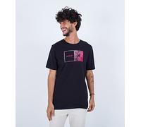Hurley Evd Halfer Gradient S/S Maglietta, Nero, M Uomo