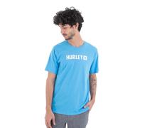 Hurley Evd Il Box SS T-Shirt, Bliss Blu Htr, L Uomo