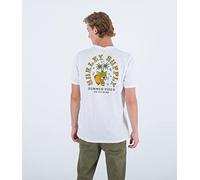 Hurley Evd Summer Vibes SS T-Shirt, Bianco, S Uomo