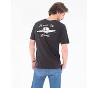 Hurley Evd Wash Born To Shred Pkt Tee SS Maglietta, Nero, XL Uomo