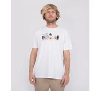 Hurley Evd Wash Poolside Photo Tee SS Maglietta, Bianco, S Uomo