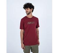 Hurley Fastlane Print Tee Maglietta, Russet, M Uomo