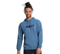 Hurley Fastlane Solid Po Fleece Felpa, Acqua (Aqua), Intenso, M Uomo