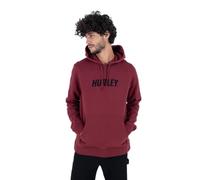 Hurley Fastlane Solid Po Fleece Felpa, Russet, S Uomo