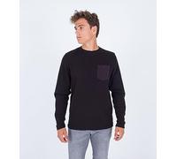 Hurley Felton Thermal Crew Maglietta, Nero, XL Uomo