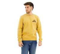 Hurley Flower Fish Fleece Crew Maglia di Tuta, Ciottolo, L Uomo