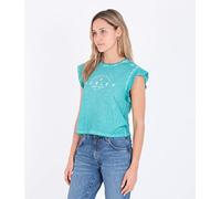 Hurley Flutter Tee Maglietta, Columbia, XS Donna