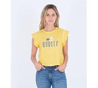 Hurley Flutter Tee Maglietta, zolfo, L Donna