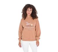Hurley Girocollo del Fidanzato della Costa Occidentale Maglione Pullover, Marrone Chiaro, M Donna