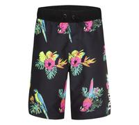 Hurley Hrlb Parrot Floral Pull On SWM Pantaloncini da Board, Multicolore, 128 Bambino