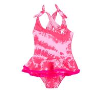 Hurley Hrlg Ruffle One Piece Swimsuit Costume da Bagno Intero, Rosa (Hyper Pink), 12 Meses Bambina