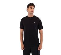 Hurley Icon Circle T Shirt da Uomo Nero Logo a Maniche Corte