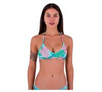Hurley Java Tropical Adjustable Bikini Top, Tide Pool, XS Donna