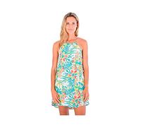 Hurley Kate Tie Dress Vestito Casual, Giardino Hawaiano, L Donna