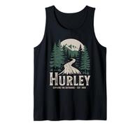 HURLEY KY Vintage Evergreen Sunset Ottanta Retrò Anni '80 Canotta