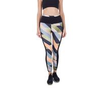 Hurley Legging Pannello Laterale Inclinato 7/8 Leggings, Nero, L Donna