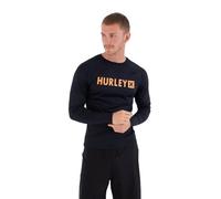 Hurley Slim Fit Box Long Sleeve Rash Guard Nero M Uomo
