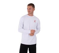 Hurley Regular Flamengue Long Sleeve Rash Guard Bianco M Uomo