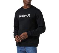 Hurley M OAO Solid Crew Fleece Maglia di Tuta, Nero, S Uomo