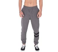 Hurley M Oceancare Block Party Fleece Pant Pantaloni Casual, Grigio Scuro mélange, XL Uomo
