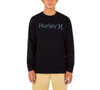 Hurley M One And Only Summer Crew, Felpa Uomo, Nero, S