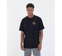 Hurley Maglietta a Maniche Corte Uomo - Corner, XL, Black