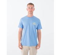 Hurley Maglietta a Maniche Corte Uomo - Divide, L, Platinum