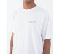 Hurley Maglietta a Maniche Corte Uomo - Fastlane Lined, XL, White