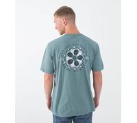 Hurley Maglietta a Maniche Corte Uomo - Flowered, XL, Blue Dream