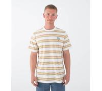 Hurley Maglietta a Maniche Corte Uomo - Naturals Stripe, S, Martian Rust