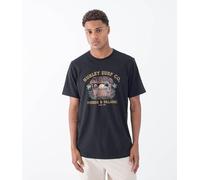Hurley Maglietta a Maniche Corte Uomo - Poison And Palapas Slub, M, Iron Ore