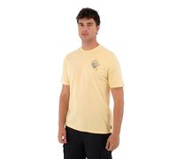 Hurley Maglietta a Maniche Corte Uomo - Printing Press Disques T-Shirt Uomo