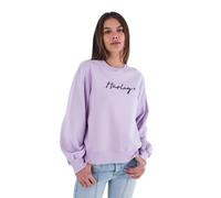 Hurley Maglietta da Donna Oceancare O&o Script Maglione Pullover, Petali di Orchidea, M