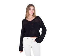 Hurley Maglione all'Uncinetto Easy Times Pullover, Nero, S Donna