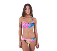 Hurley Max Isola Pull On Top Bikini, Isla Multi, XS Donna