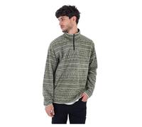 Hurley Mesa Windchill 1/4 Zip Maglia di Tuta, Malverde, S Uomo